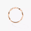 D-Vibes ring medium Pink Gold Diamond Ring