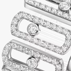 Move Iconica pavé ring Move Iconica diamond ring in white gold