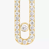 Move Uno Stud Yellow Gold Diamond Earrings