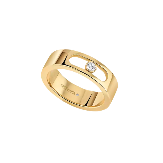 Alliance Move Joaillerie Bague Diamant Or Jaune