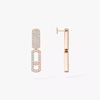 Imperial Move SM Pink Gold Diamond Earrings