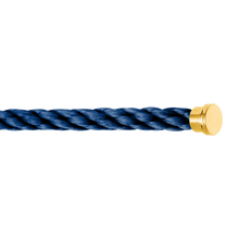  NAVY BLUE CABLE FOR YELLOW GOLD LARGE BUCKLE