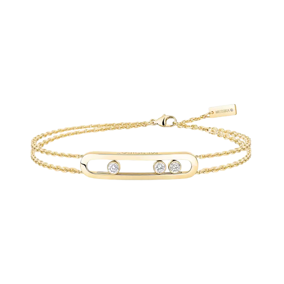 Move Classique Yellow Gold Diamond Bracelet