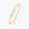 Bracelet Move Classique, grand modèle Bracelet diamant Move en or jaune 18 carats