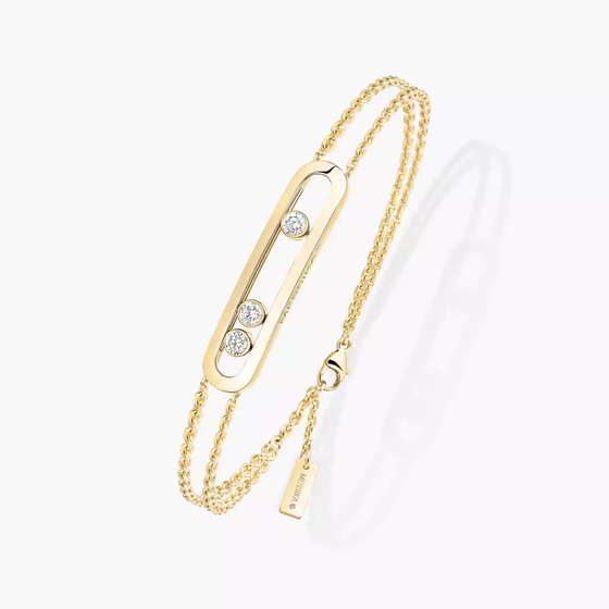Move Classique Yellow Gold Diamond Bracelet