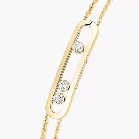 Move Classique Yellow Gold Diamond Bracelet
