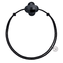  Bracelet, Onyx, Cordon Noir