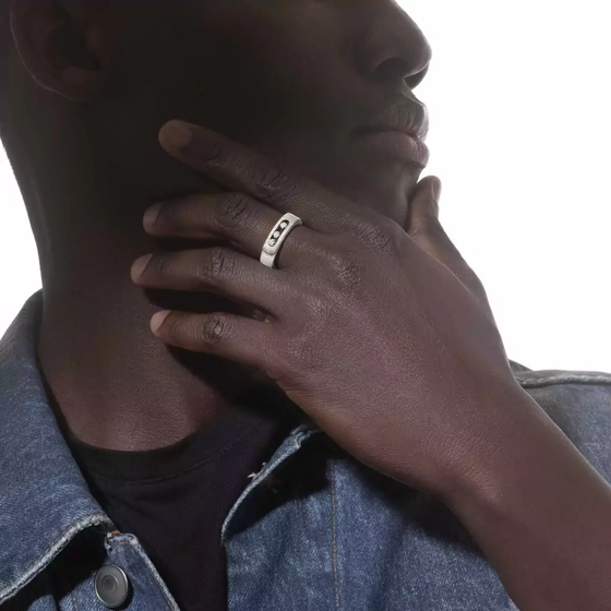 Move Noa Ciselé White Gold Diamond Ring