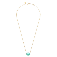  Necklace, Amazonite, Yellow Gold