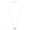 Collier, Amazonite, Or Jaune