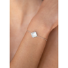 Bracelet Victoria Diamants Nacre Blanche + Diamants Or Blanc