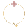 Bracelet, Guava Quartz, Yellow Gold
