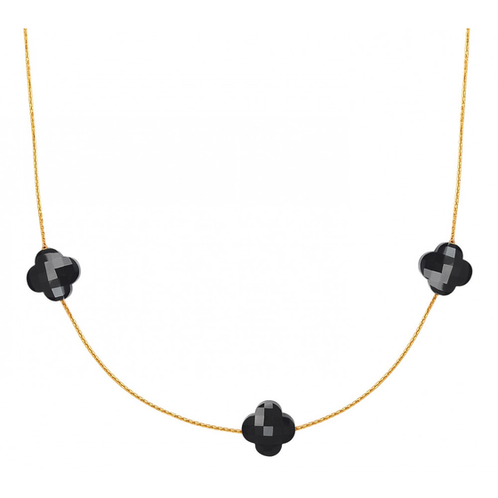 Sautoir, Onyx, Or Jaune