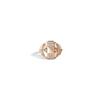 Bague Rockaway Mini Pyramide Semi Pavée & Or Rose