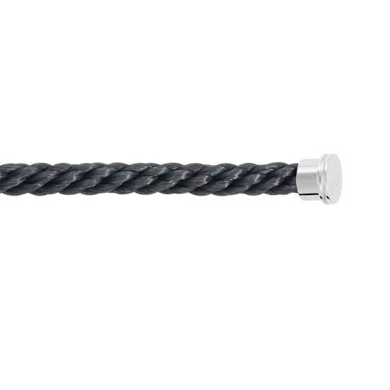 STORM GREY CABLE FOR WHITE GOLD LARGE BUCKLE