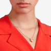 Rose Gold & Silver Heart Necklace