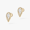Yellow Gold Diamond Earrings Fiery 0.25ct