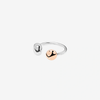 Bague Pepita Argent & Or Rose