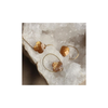 Sunstone Clover Yellow Gold Ring