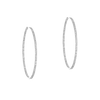 Boucles d'oreilles créoles Gatsby, moyen modèle
