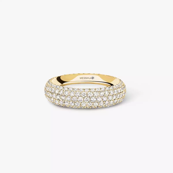Divine Enigma Yellow Gold Diamond Ring