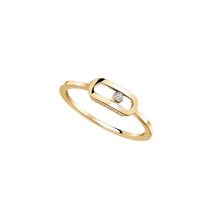  Yellow Gold Diamond Ring Gold Move Uno