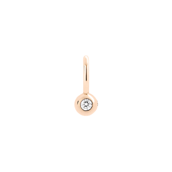 Rose Gold & White Diamond Bollicine Charm