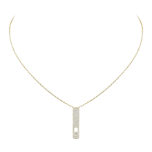  My First Diamond Pavé Yellow Gold Diamond Necklace