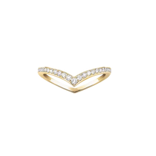  Fiery Diamond Pavé Wedding Ring Yellow Gold Diamond Ring