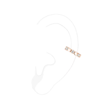  D-Vibes Mono Clip Earring Pink Gold Diamond Earrings