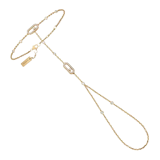 Move Uno Hand Bracelet Yellow Gold Diamond Bracelet