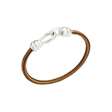  Silver & Cord Nodo Bracelet