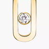 Move Uno Yellow Gold Diamond Earrings