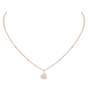 Collier Joy 0,15ct Collier Diamant Or Rose