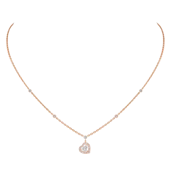 Collier Joy 0,15ct Collier Diamant Or Rose