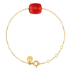 Bracelet, Red Carnelian, Yellow Gold