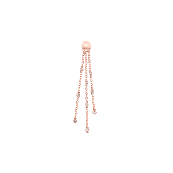 Chaîne Chance Infinie pour boucles d'oreilles