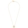 Necklace, Citrine, Diamonds, Yellow Gold