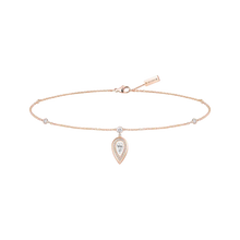  Bracelet de cheville Fiery Bracelet Diamant Or Rose