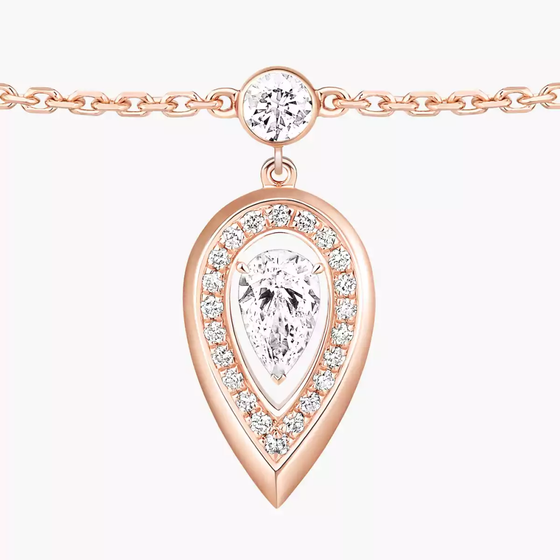 Bracelet de cheville Fiery Bracelet Diamant Or Rose