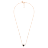 Collier, Onyx, Nacre Blanches, Diamants, Or Rose