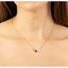 Necklace, Onyx, Mother Of Pearl, Diamonds, Rose Gold