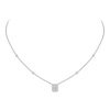 Joy emerald-cut diamond necklace