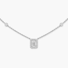 Joy emerald-cut diamond necklace