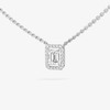 Joy emerald-cut diamond necklace