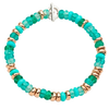 Rondelle Bracelet In Gold-plated Silver & Recycled Plastic