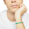 Bracelet Rondelle En Argent Doré Et Plastique Recyclé