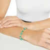 Rondelle Bracelet In Gold-plated Silver & Recycled Plastic