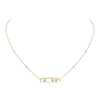 Move Yellow Gold Diamond Necklace
