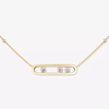 Move Yellow Gold Diamond Necklace